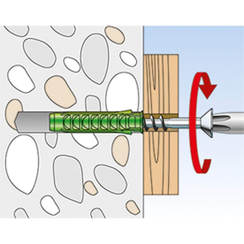 Fischer 524817 5 x 25 mm SX S K"Greenline" Expansion