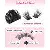 EMEDA Natural Lash Clusters C Curl Wispy Eyelash Cluster Mix