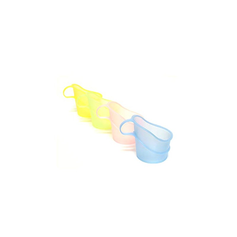 10 Pack of 4 Colors Paper Cup Holders - Convenient,