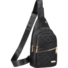 Crossbody Sling Backpack Sling Bag for Women, Small Chest Bag Daypack Fanny Pack Cross Body Bag for Sports Hiking