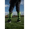 Crazy Socks with Paws Over the Calf (Navy/White, Large)