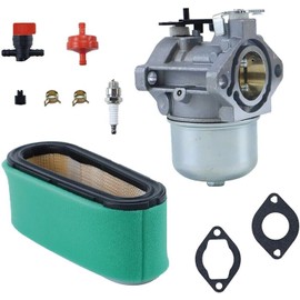 Kadryxon Carburetor for Briggs & Stratton 496894 282707 498027 498231 493909 499161 494502 494392 495706 498134 496592 283702 2 2837 07 284707 284777 285707 286702 286707 Carburetor Air Filter Kit