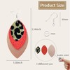 AOUXSEEM 321 Pcs Faux Leather Earrings Making Kit Full Set