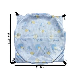 Guinea Pig Hideout,Guinea Pig Hammock for Cage House Hamster Hideout Rat Bed Chinchilla Bed Summer Accessories (Blue)