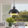 LWWHQ Black Pendant Lights Kitchen Island 2 Pack, Farmhouse Kitchen