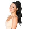 WENNALIFE Ponytail Extension, 40 cm, 80 g, Deep Black Ponytail