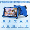 YATIOM 7 Inch Android 15 Kids Tablet, 10GB RAM 64GB