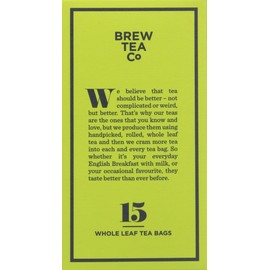 Brew Tea Co - Yunnan Green - Grassy & Hoppy - 15 Proper Tea Bags