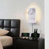CNMYKYDS Wall Mounted Reading Light with Shelf - 3 Color