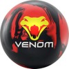 Motiv Lethal Venom Bowling Ball- Black/Red 13lbs