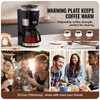 VEVOR Coffee Maker with Grinder, 10 Cup Coffee Machine, Grind