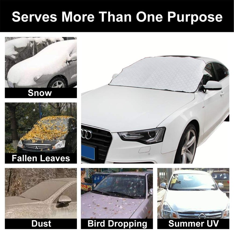 Car Windshield Cover Sunshade 9pcs Magnetic Windscreen Cover Sun Shade