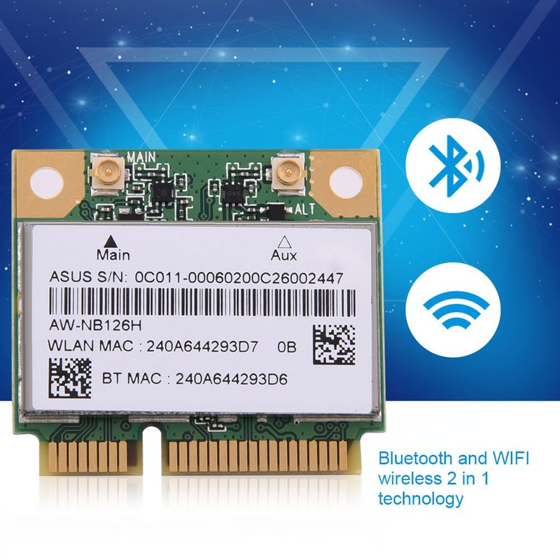 Bluetooth WiFi PCI-E Wireless Card, Dual Band Network Card for