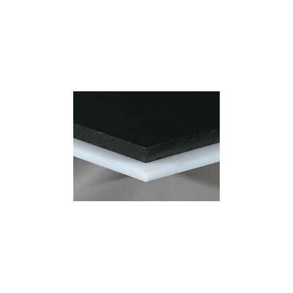 HDPE Sheet 1/4" Thick 24" Length x 48 Width Black