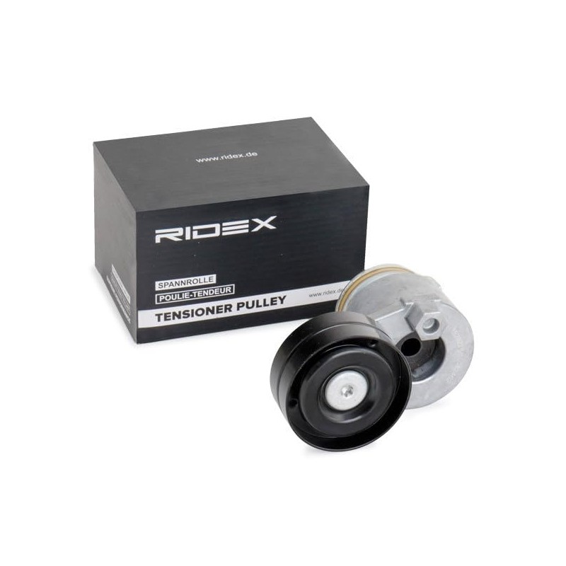 RIDEX 310T0299 Tensioner Pulley V-Ribbed Belt Tensioner Pulley 65 mm
