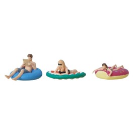 3pcs Pool Queue Models 1:64 Scale for Macro Photography