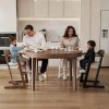 Solid Wood Toddler High Chair Modern Design Adjustable Height Easy