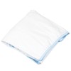 Interfit Knitted Fitted Sheet, White, Single Bed, Fits Hospital Beds