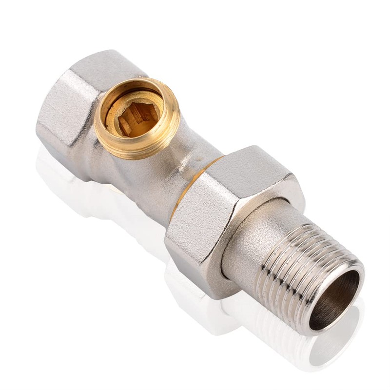 S SIENOC Thermostatic Valve Thermostatic Head Radiator Connection Set Screw