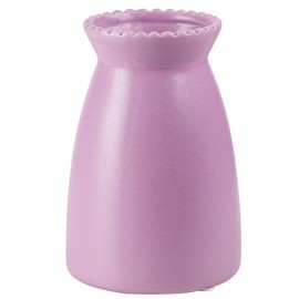 hjn Purpple Flower Vase – Minimalist Ceramic Vase, Decor Vases for Flowers/Centerpieces/Table/Office/Living Room/Bookshelf/Mantel-(Purple)