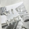 [Handmade Nail Tips] Wedding Nail Crystal Butterfly Nail - Stiletto