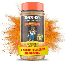 Dan-O's Tac-O Seasoning, 8.9 oz Bottle, All Purpose Taco Seasoning for Tacos, Quesadillas, Ground Beef, Guac and More, Sugar Free, Zero Calorie, Use this Spice Blend for a Flavorful Kick to Any Dish