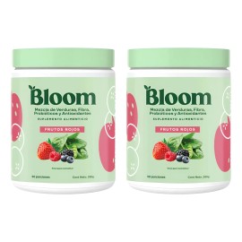 Probióticos/antioxidantes Frutos Rojos Bloom 2 Pack De 298g Frutos Rojos
