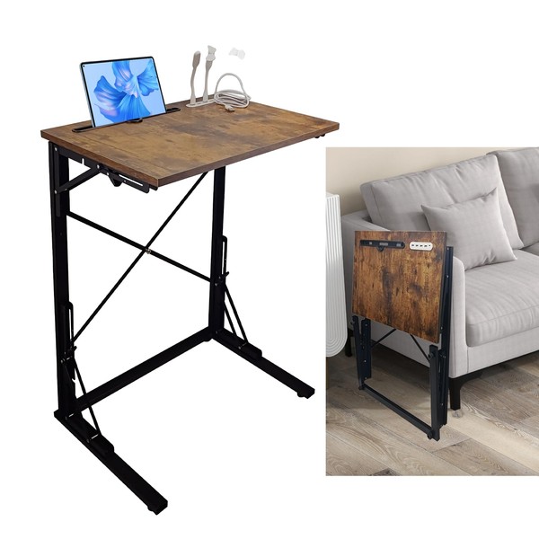 Couch Tray Side Table Folding Adjustable Tv C Tray for