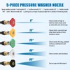 Pressure Washer Wand 308494075 with 5 Spray Nozzles and 1