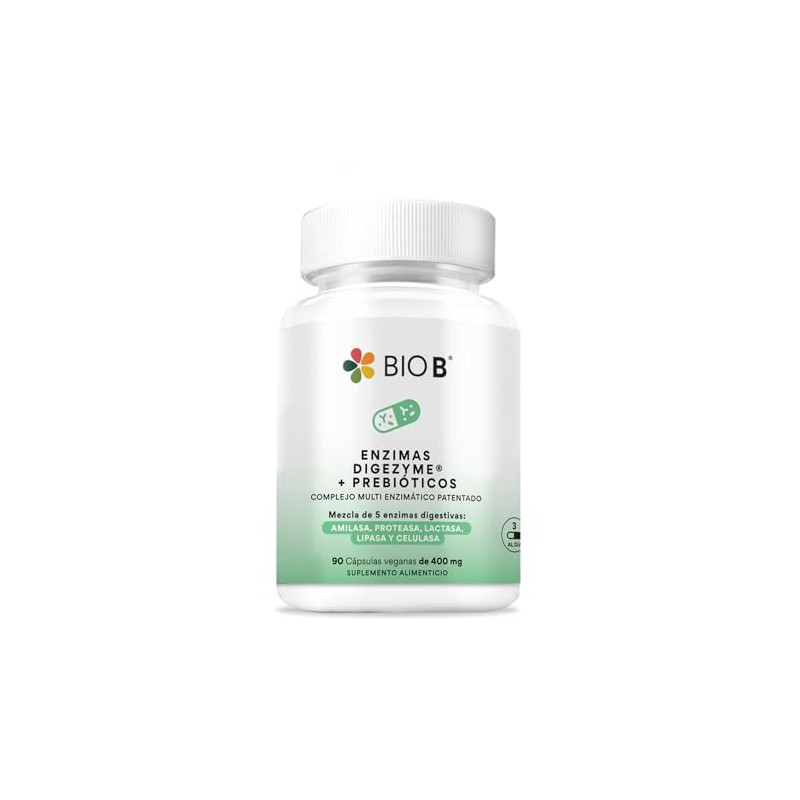 BIO B | Enzimas Digestivas Digezyme® + Prebióticos | 90