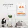 Deflecto Portrait Literature Stands for Display - A4 Wall Mounted