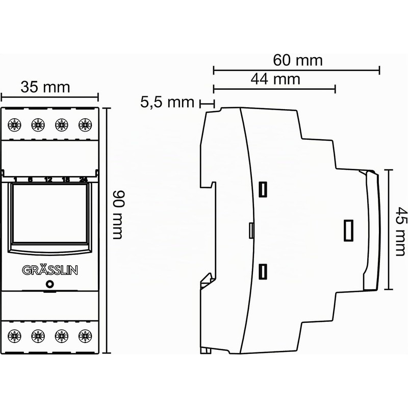Grässlin Talento Smart B15 43.02.0001.1 1-Channel Timer Digital App