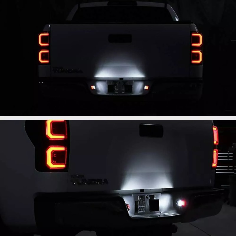 Unbranded RED OLED TUBE Rear LED License Plate Light Kits