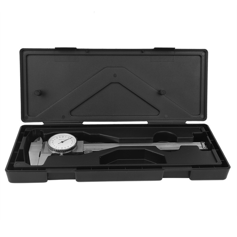 Aluminum Alloy Caliper 2-Way Shockproof Precision Measuring Tool with Dial