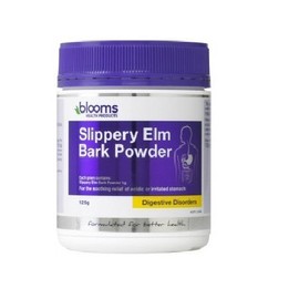 Blooms Slippery Elm Bark Powder 125g Slippery Elm (Ulmus Ruba)