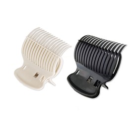 Pack of 24 Curler Clips, Curler Clips, Black Curlers, for Styling Female Girls Hair, Used by Hairdressers (Black and White)