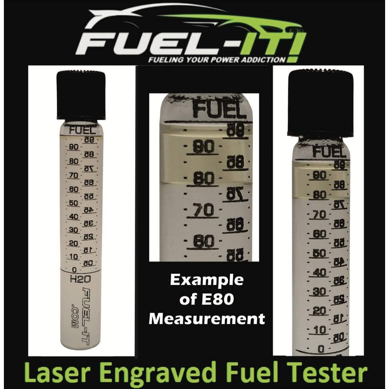 Glass Laser Etched Ethanol Content Fuel Tester for Ethanol, E85,