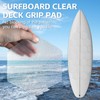 TRINKA 20PCS Surfboard Traction Pads, Waxless Hexagon Surfboard Clear Deck