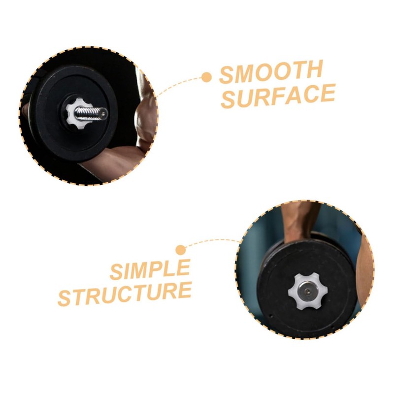 Gatuida 4Pcs Slip Barbell Collar Nuts for Dumbbell Weight Lifting