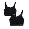Speidel Organic Cotton 1602 Bralette Pack of 2, black