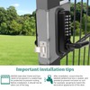 GB2020 Gate Lock Box for Double Keypad Mechanical Combination Lock，Steel