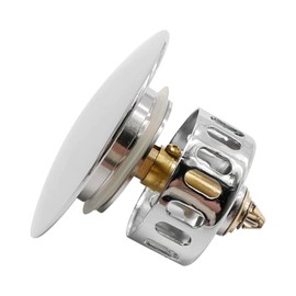 Hoypeyfiy Universal Bathtub Stopper and Tub Drain Hair Catcher, Pop Up Bathtub Shower Anti-Clogging Design Sink Tub Stopper for Bathroom Kitchen Shower