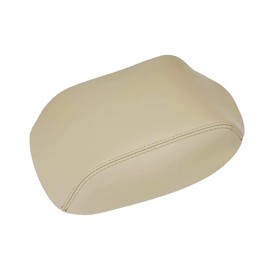 A ABIGAIL Center Console Armrest Cover Replacement for 2009 2010 2011 2012 2013 2014 2015 Honda Pilot Auto Leather Suture Console Lid Cover Replacement (Beige)