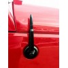 VMS Black W/Pink Tip 50 Caliber Bullet Antenna For Jeep