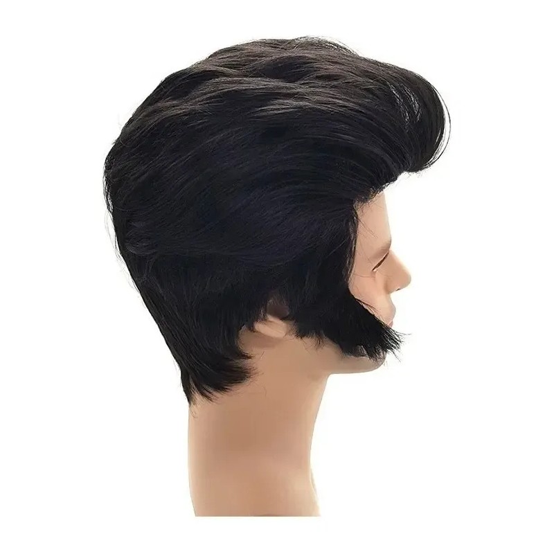 Peluca Cosplay Elvis Presley Hombre Rock & Roll S