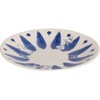 Yamakasyoten MM7000-57 Moomin Blue Flora Plate, 5.3 inches (13.5 cm),