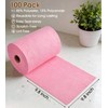 KitchLife Microfiber Cleaning Cloth Roll, 100 Pack - Tear-Away Microfiber