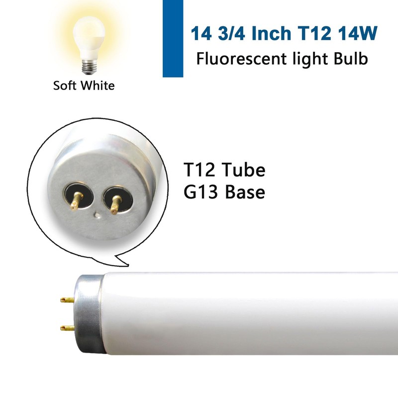 Valoisa 15 Inch F14T12 14 Watt T12 Soft White Fluorescent