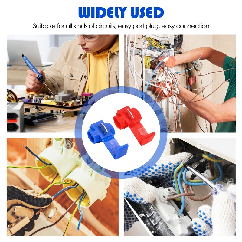 KFDDRN Cable Branch Connector, 100 pieces Branch Connector, Car Current