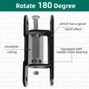 Riyhch Heavy Duty Gate Hinge 7 inch, Black Outdoor Bolt